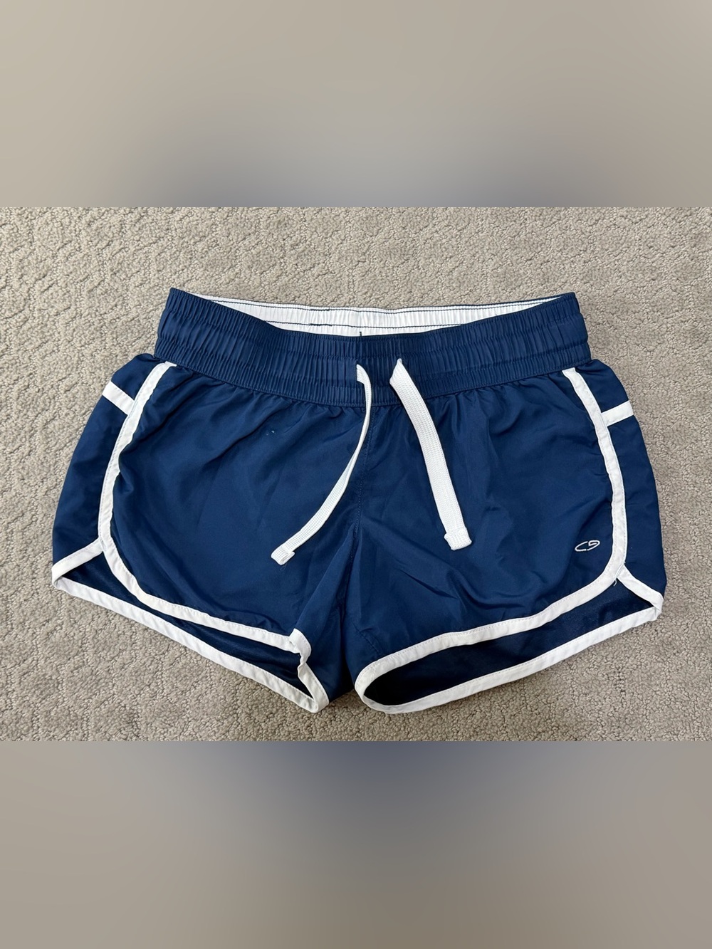 Women’s C9 by Champion Sport Shorts with drawstring waist and white detail.